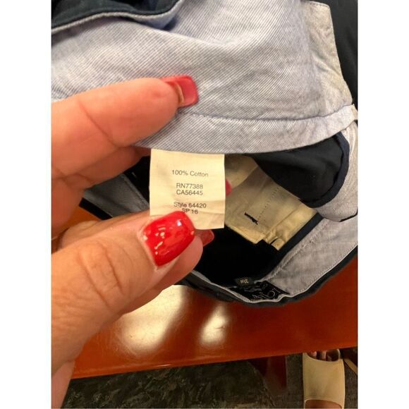 J. Crew Gramercy Fit Navy Walking Shorts sz 31 - Picture 5 of 5